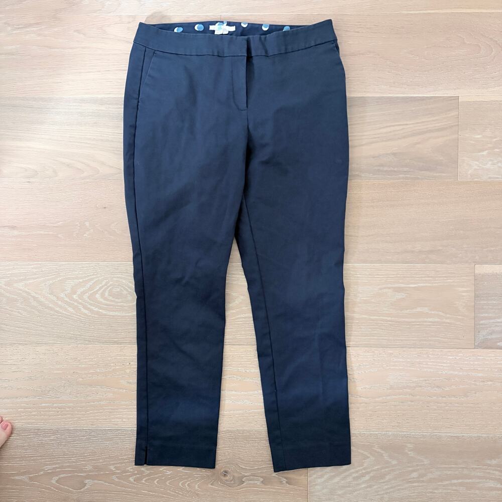 Boden Women's Richmond 7/8 Navy Trousers Pants sz 12R